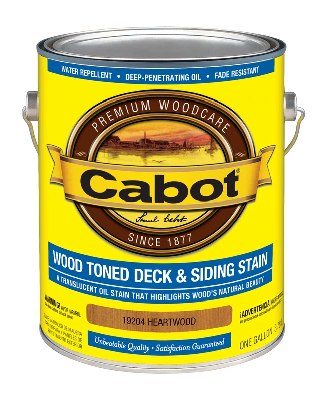 Wood Toned Deck & Siding Stain, Heartwood, 1-Gallon