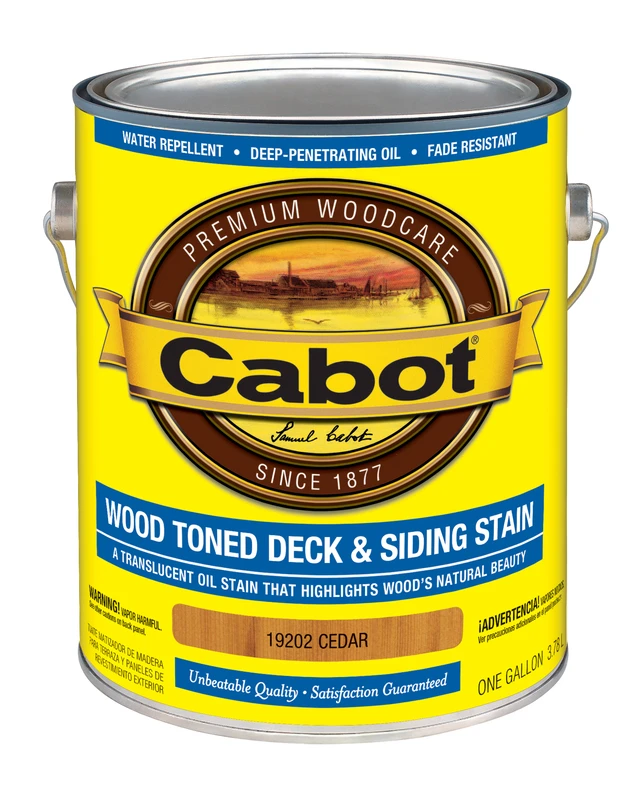 Wood Toned Deck & Siding Stain, Cedar, 1-Gallon