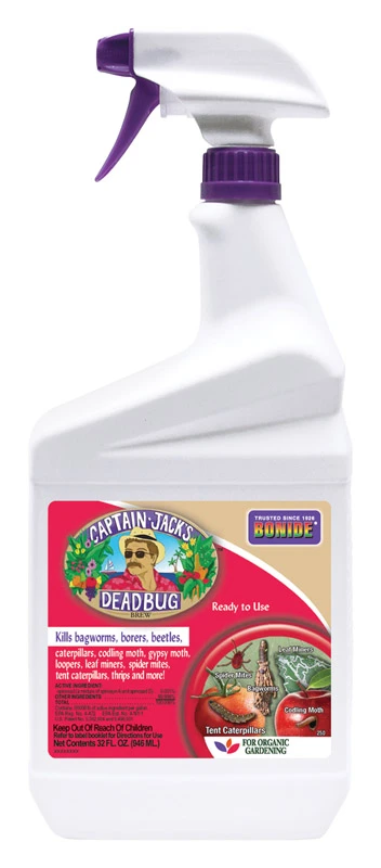 Captain Jack's Deadbug Brew Outdoor Organic Insecticide & Mite Killer, 32 oz. Ready-to-Spray