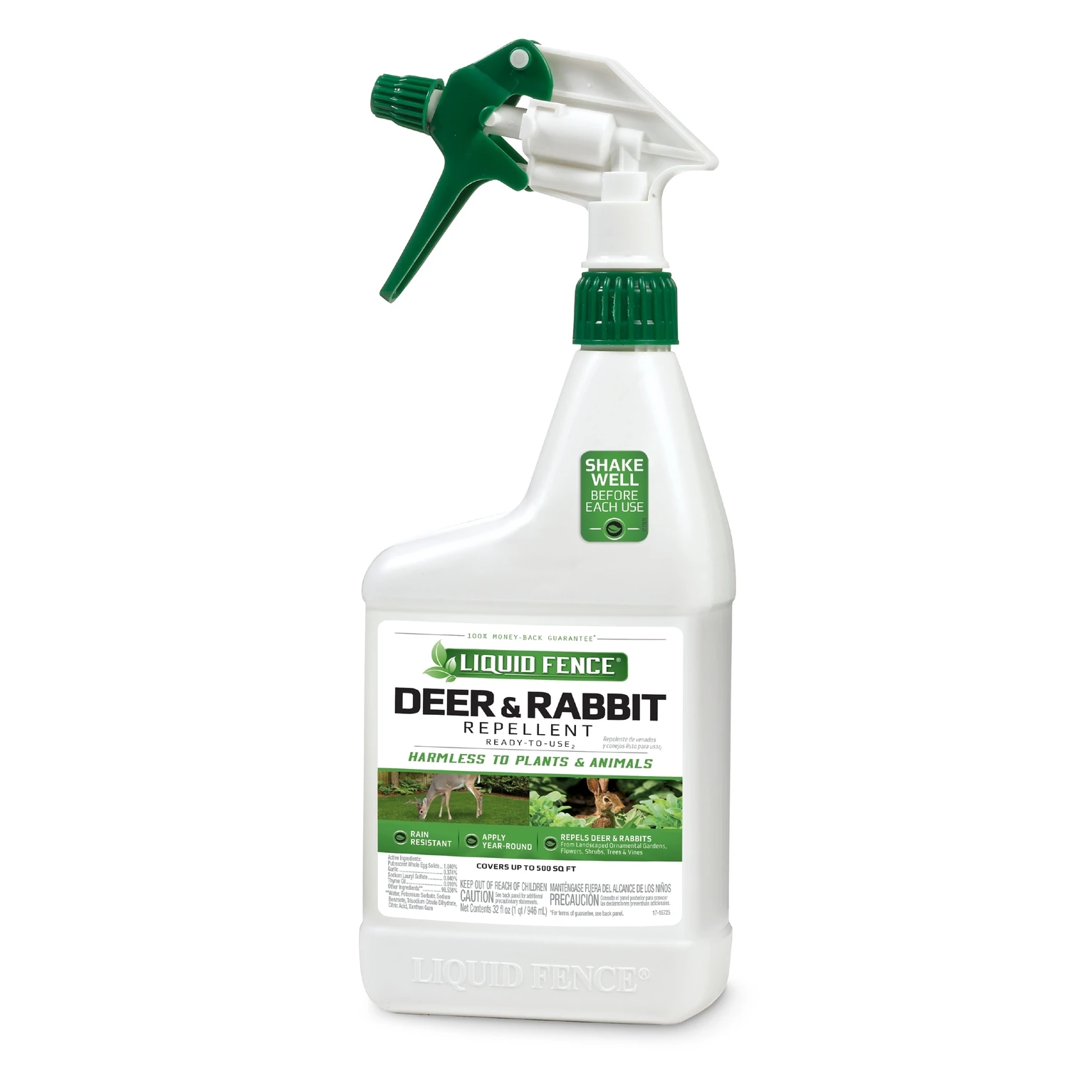 Deer & Rabbit Repellent, Ready-to-Use, 32 oz.