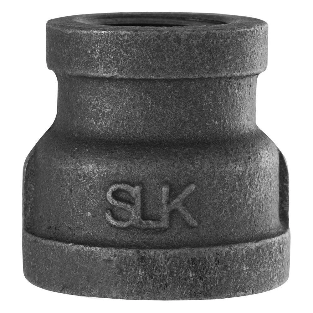 1-1/4 x 3/4 In. Black Pipe Reducing Coupling