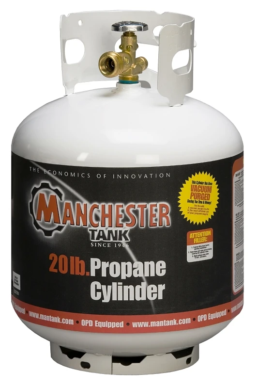 20 Lb. LP Tank Cylinder, OPD Valve
