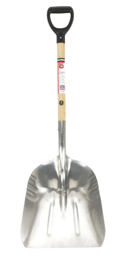 Aluminum Grain Scoop, #12, 14.25 x 18-In.
