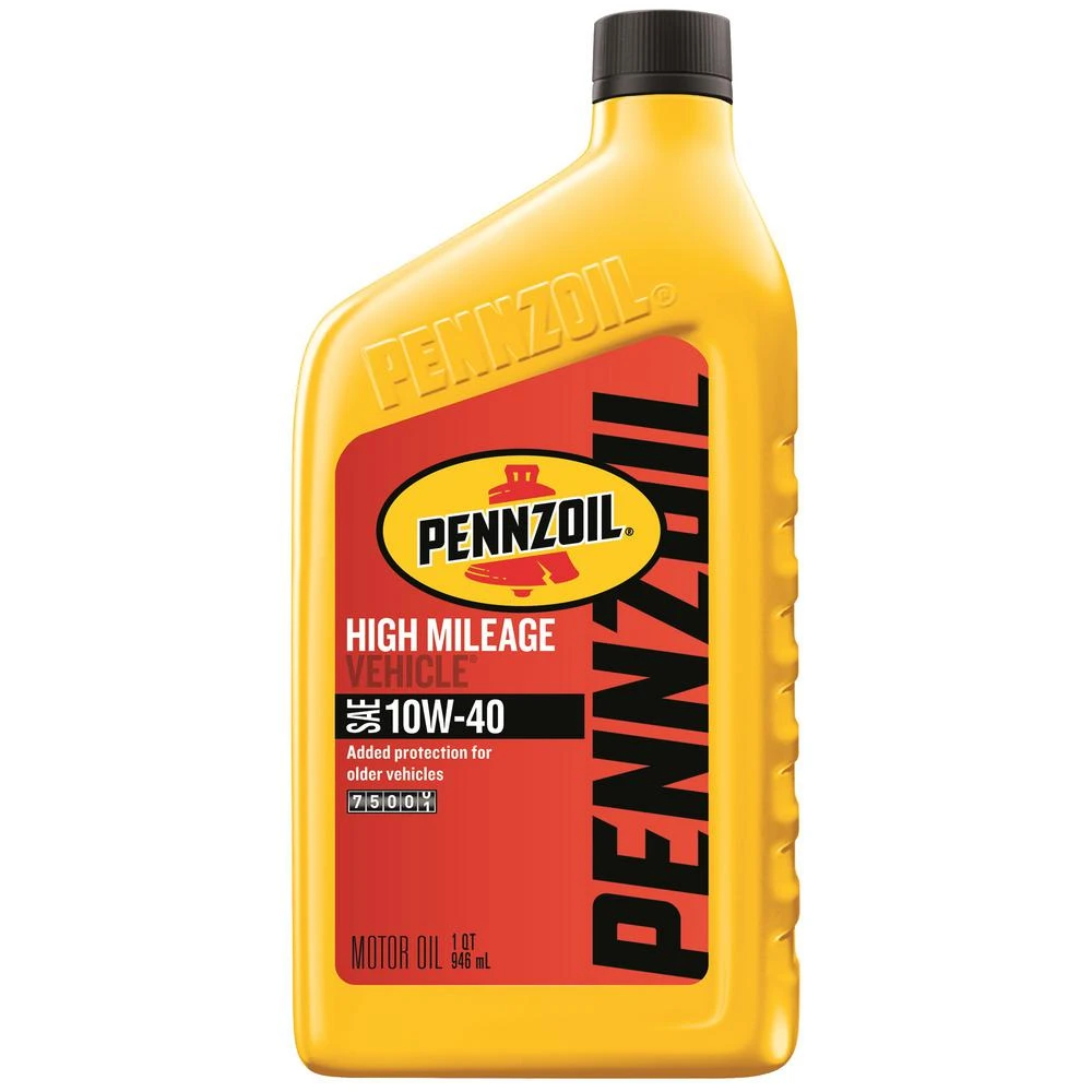 High-Mileage Motor Oil, 10W-40, 1 Qt.