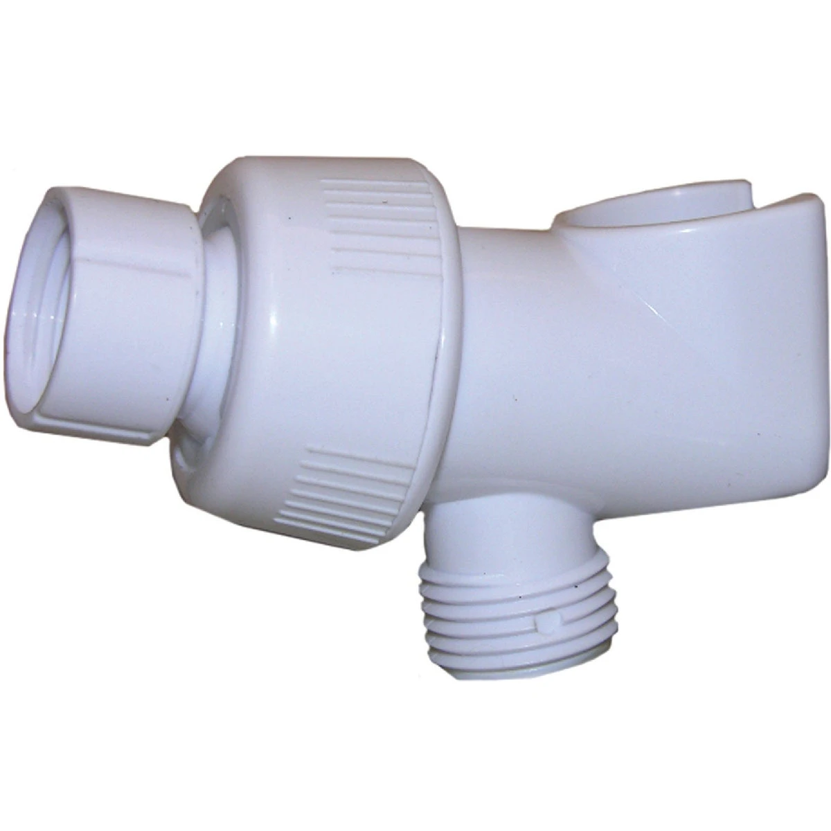 White Serenity Personal Shower Arm Mount Bracket
