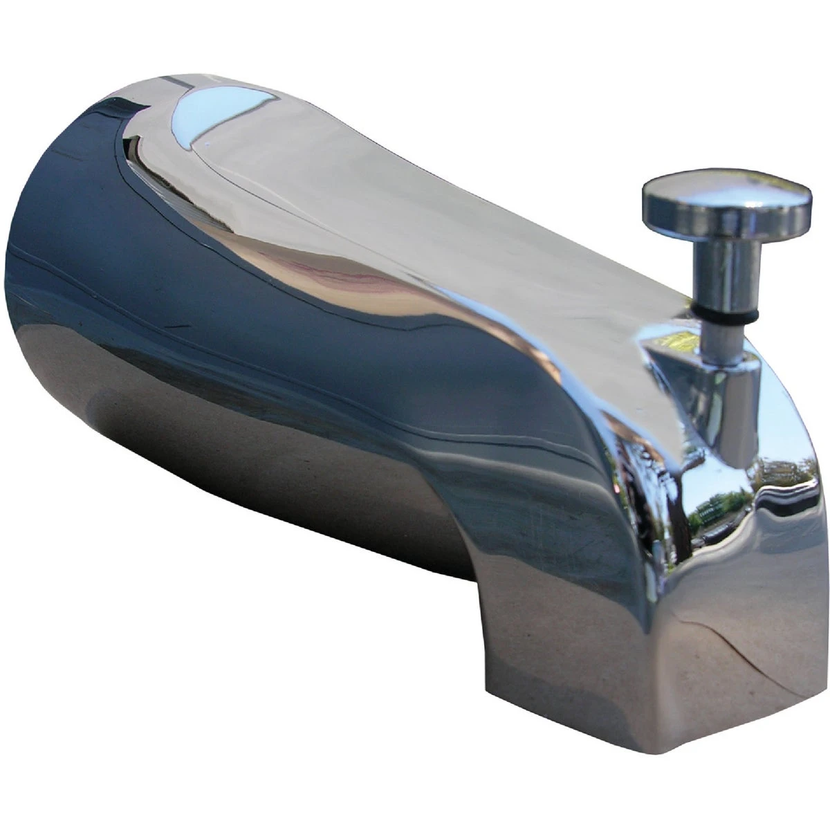 Chrome Tub Diverter Spout