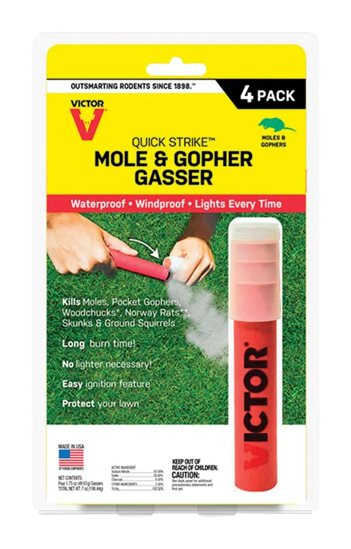 Quick Strike Mole & Gopher Gasser, 4-Pk.