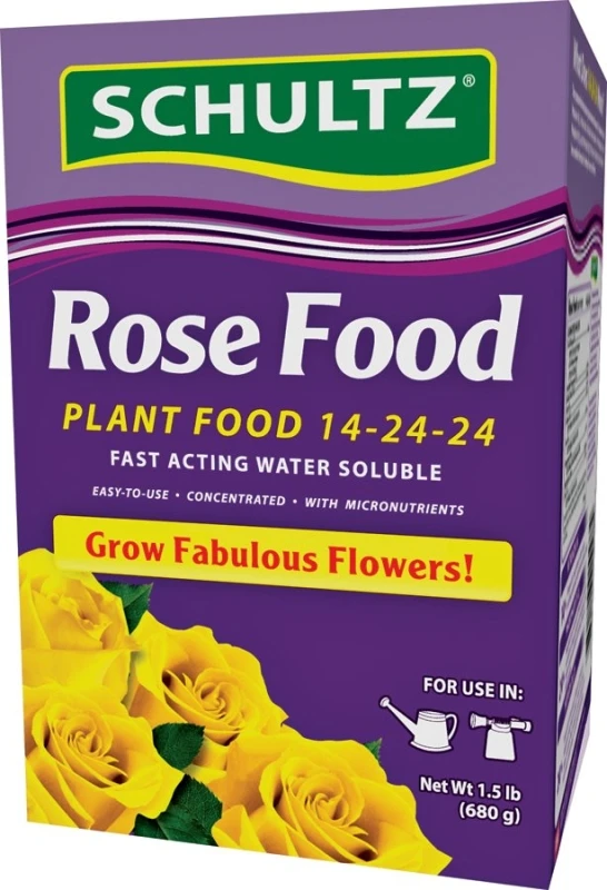 Rose Plant Food, 14-24-24 Formula, 1.5 Lb.