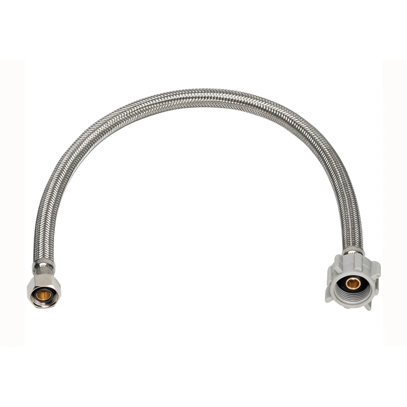 3/8 In. Compression X 7/8 In. Ballcock 9 In. Braided Stainless Steel Toilet Supply Line