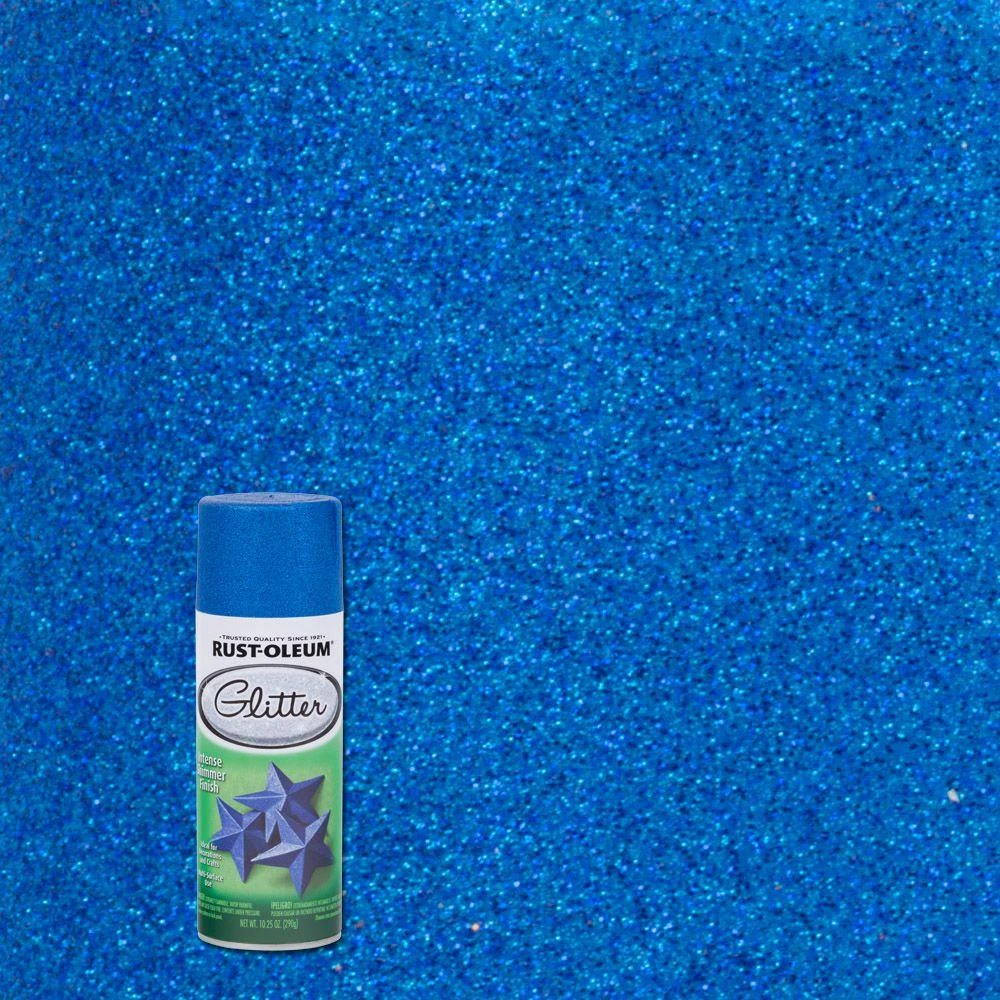 Specialty Glitter Spray Paint, Royal Blue, 10.25-oz.