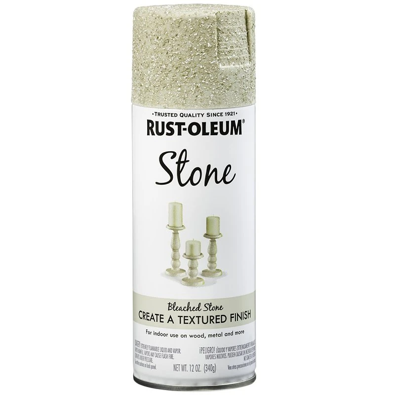 American Accents Textured Spray Paint, Bleached Stone, 12-oz.