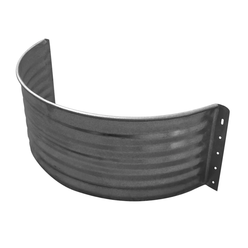 Round Window Well Area Wall, 22-Ga. Galvanized Steel, 24 In.