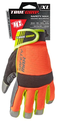 Safety Max Hi-Viz Work Gloves, Touchscreen Compatible, XL