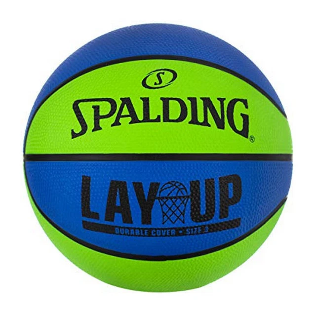 Spalding Mini Basketball, Blue & Green, 22-In.