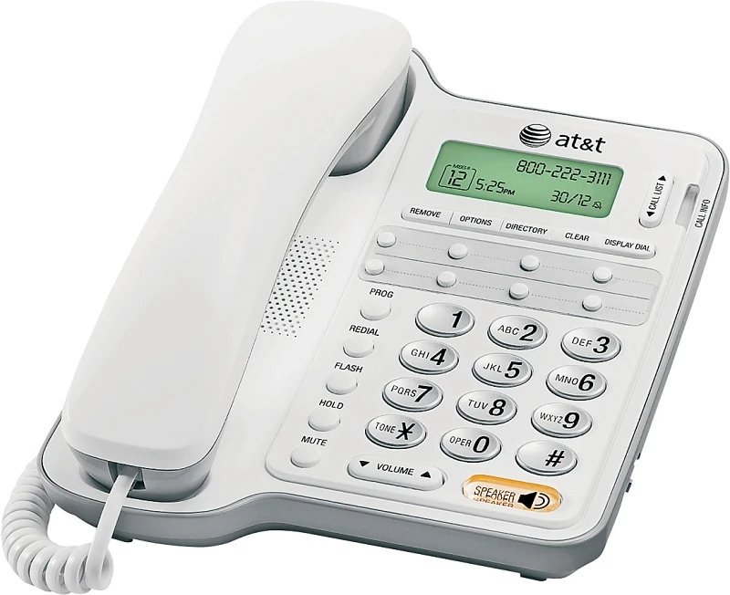 Single-Line Corded Desk Speakerphone