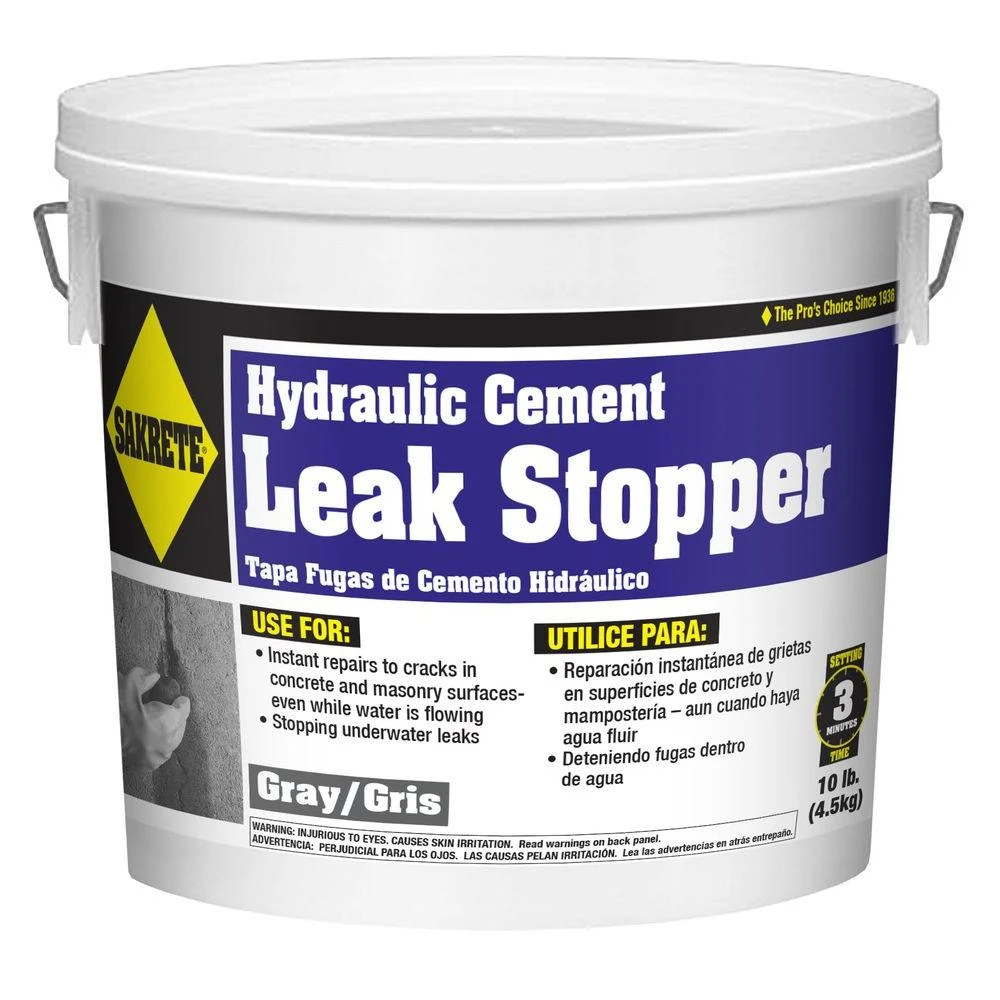 Leak Stopper Hydraulic Cement, 10 Lbs.