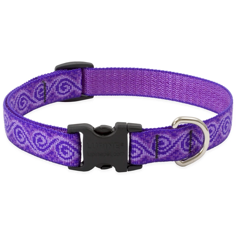 Dog Collar, Adjustable, Jelly Roll, 3/4 x 13 to 22 In.
