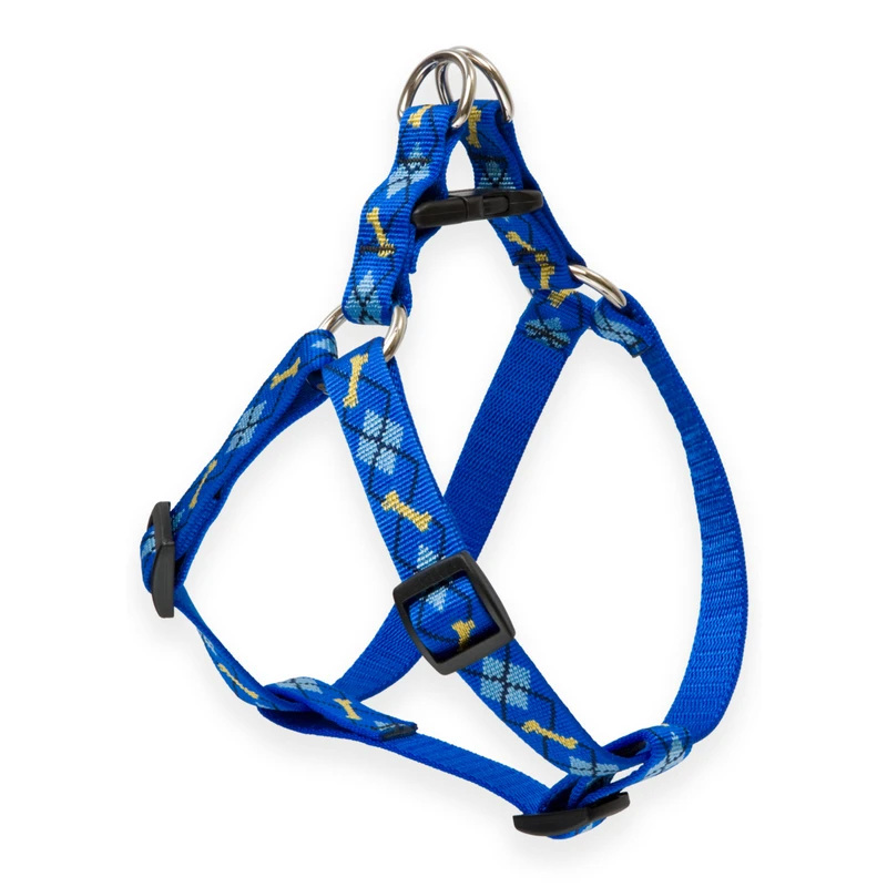 Step-In Dog Harness, Non-Restrictive, Dapper Dog, 3/4 x 15 to 21-In.