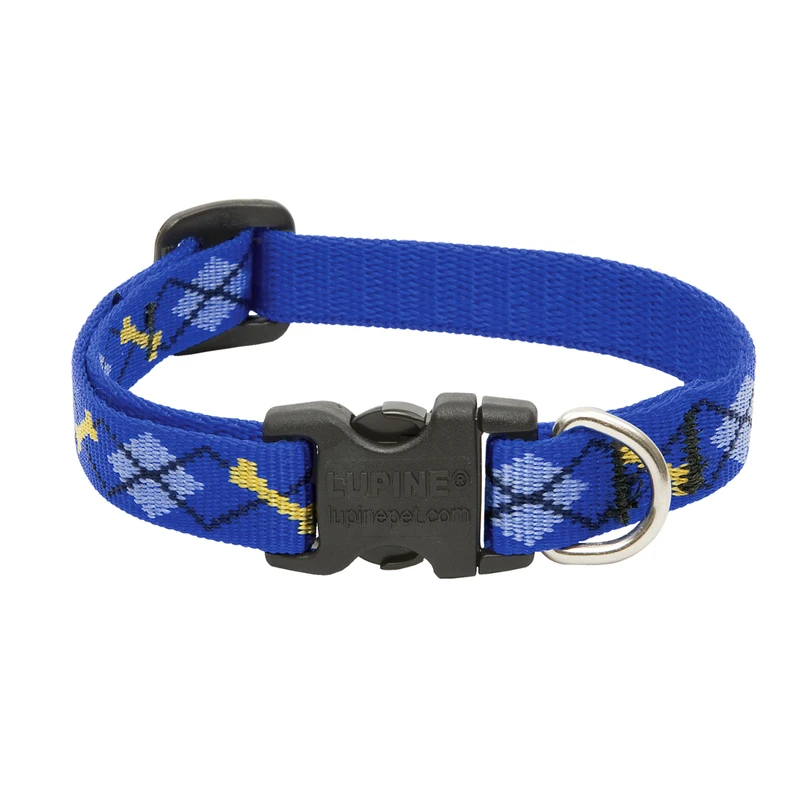 Dog Collar, Adjustable, Dapper Dog, 1/2 x 8 to 12 In.