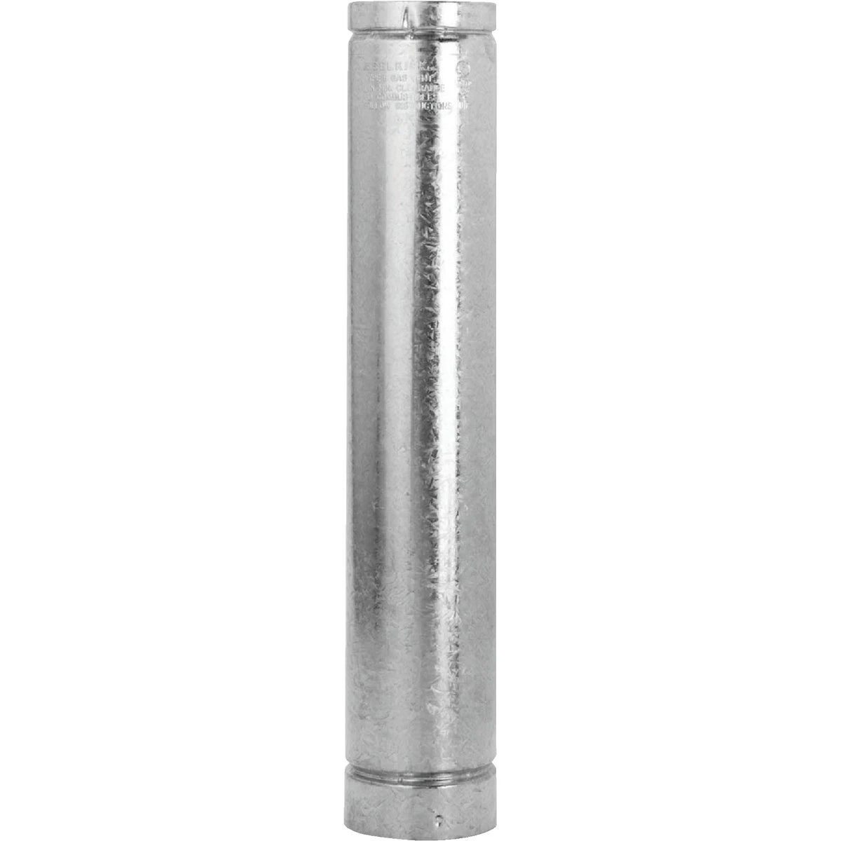 Gas Vent Chimney Pipe, Type B, 5-In. x 3-Ft.