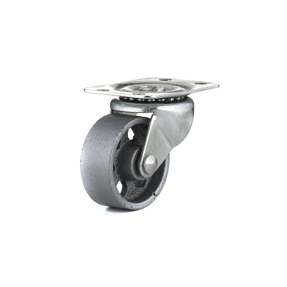 2 In. Steel Wheel Swivel Plate Caster