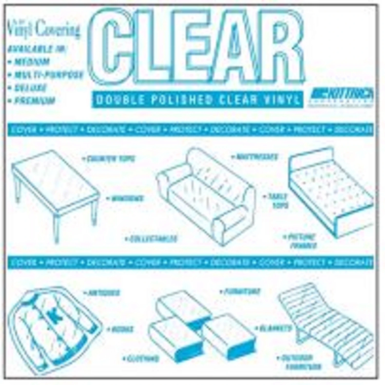 Shelf Liner, Adhesive, Clear, 18-In. x 9-Ft.