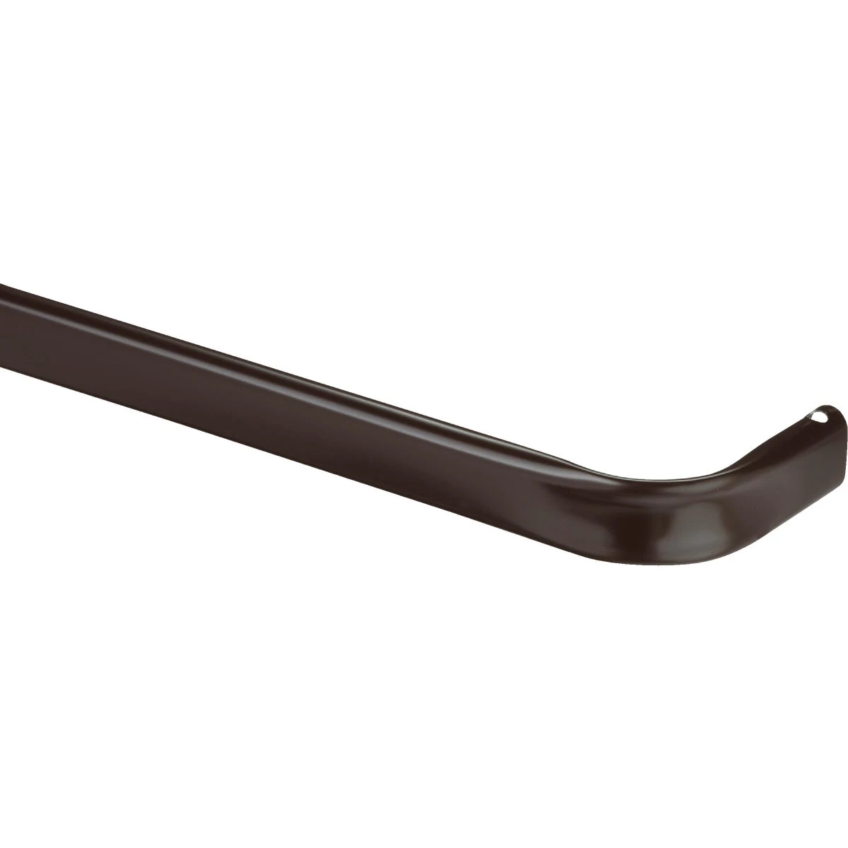 Curtain Rod, Heavy Duty, Brown, 48 to 86 In.
