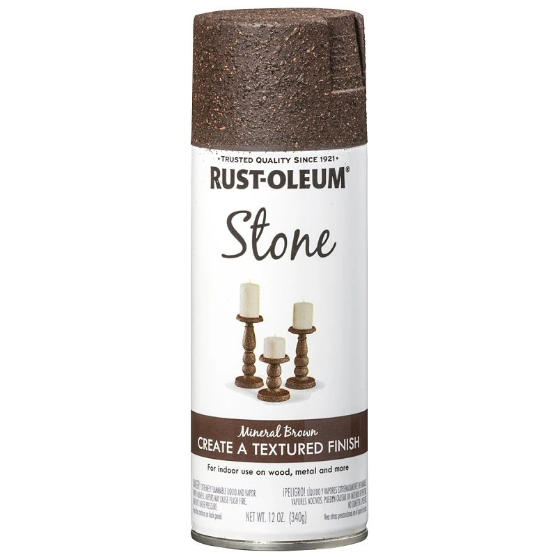 American Accents Textured Spray Paint, Mineral Brown, 12-oz.