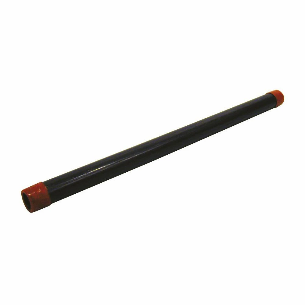 Black Cut Steel Pipe, 1/2 x 72 In.