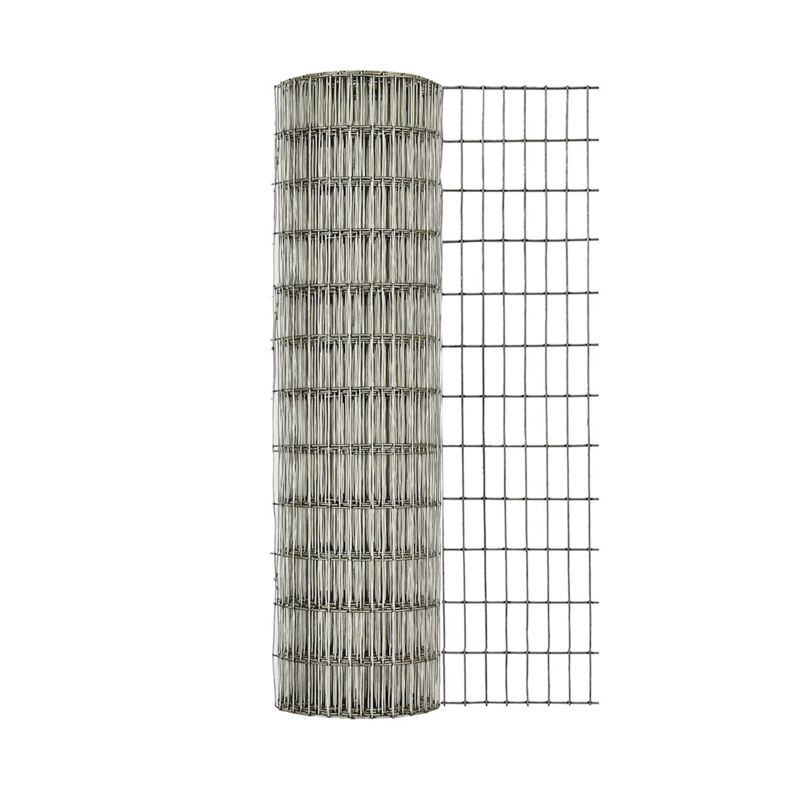 Galvanized Welded Wire Fence, 2 x 1-In. Mesh, 24-In. x 25-Ft.