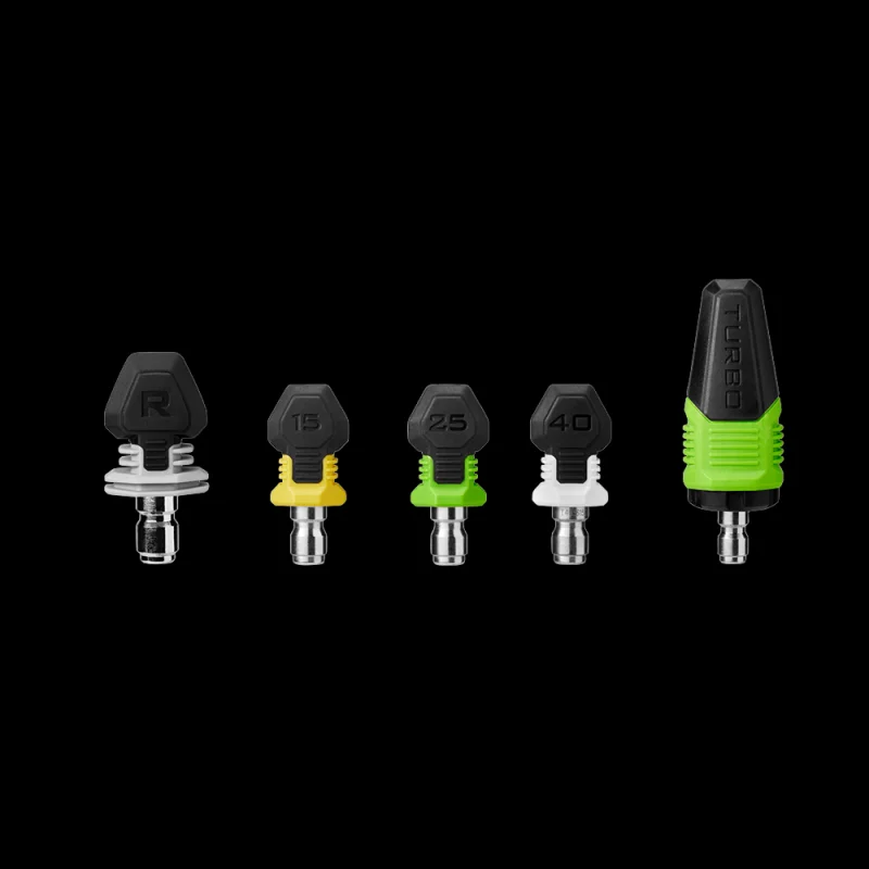 ANK3200 EGO High pressure washer nozzle kit (Turbo+15+25+40+Rinse nozzle)