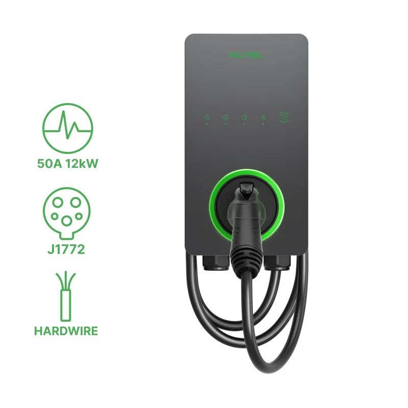 Autel AC Lite Home 50A 12kW Level 2 EV Charger Dark Gray