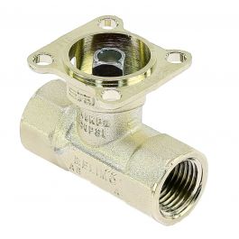 Belimo B211B 1/2" 2-Way Characterized Control Valve Chrome Plated Brass Trim 1.9 Cv