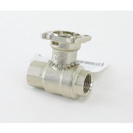 Belimo B212B 1/2" 2-Way Characterized Control Valve Chrome Plated Brass Trim 3.0 Cv
