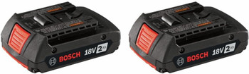 Bosch 2 Pack Of Genuine OEM Replacement Batteries # BAT610G-2pk