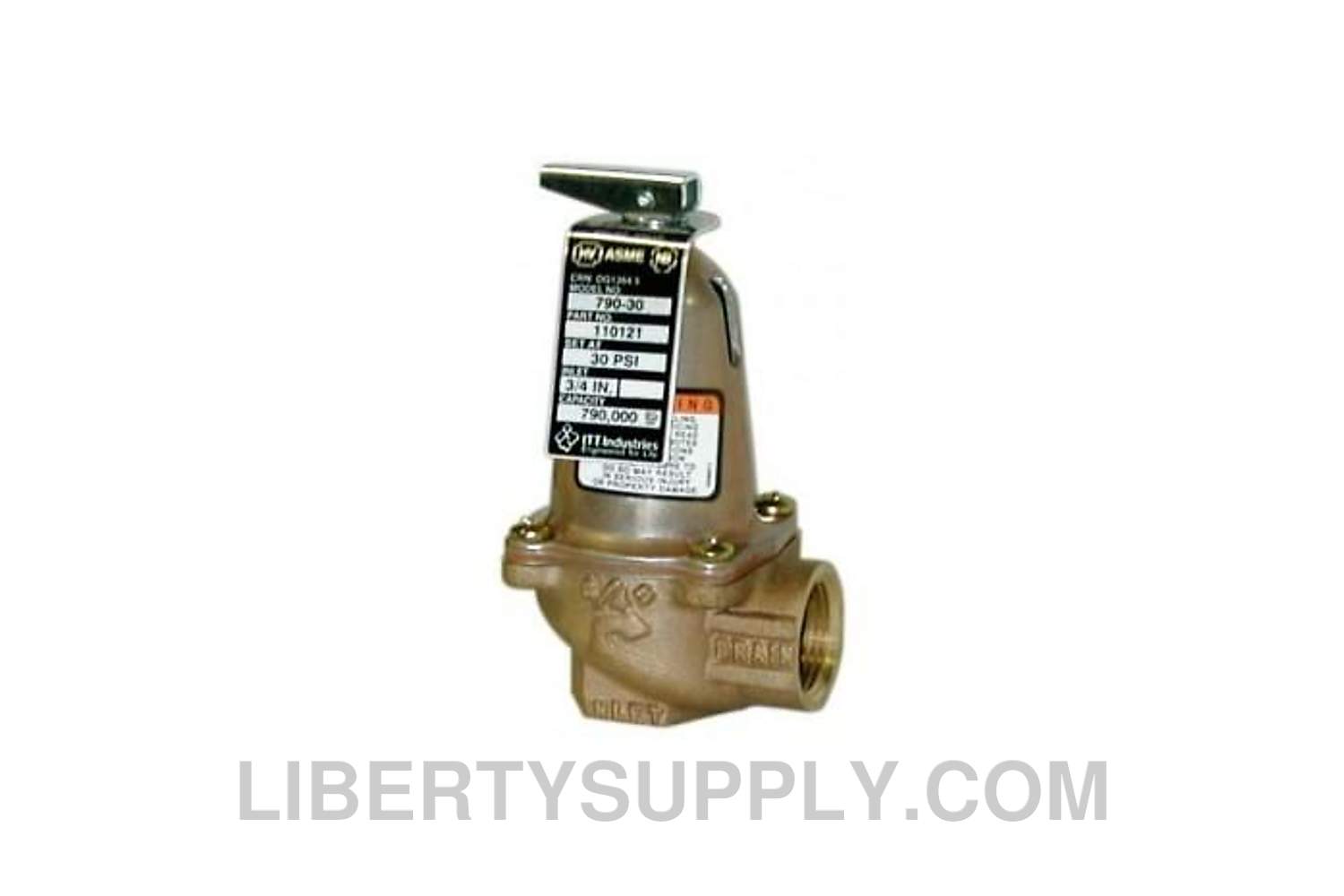 Bell & Gossett 790-64 3/4" Safety Relief Valve 110764
