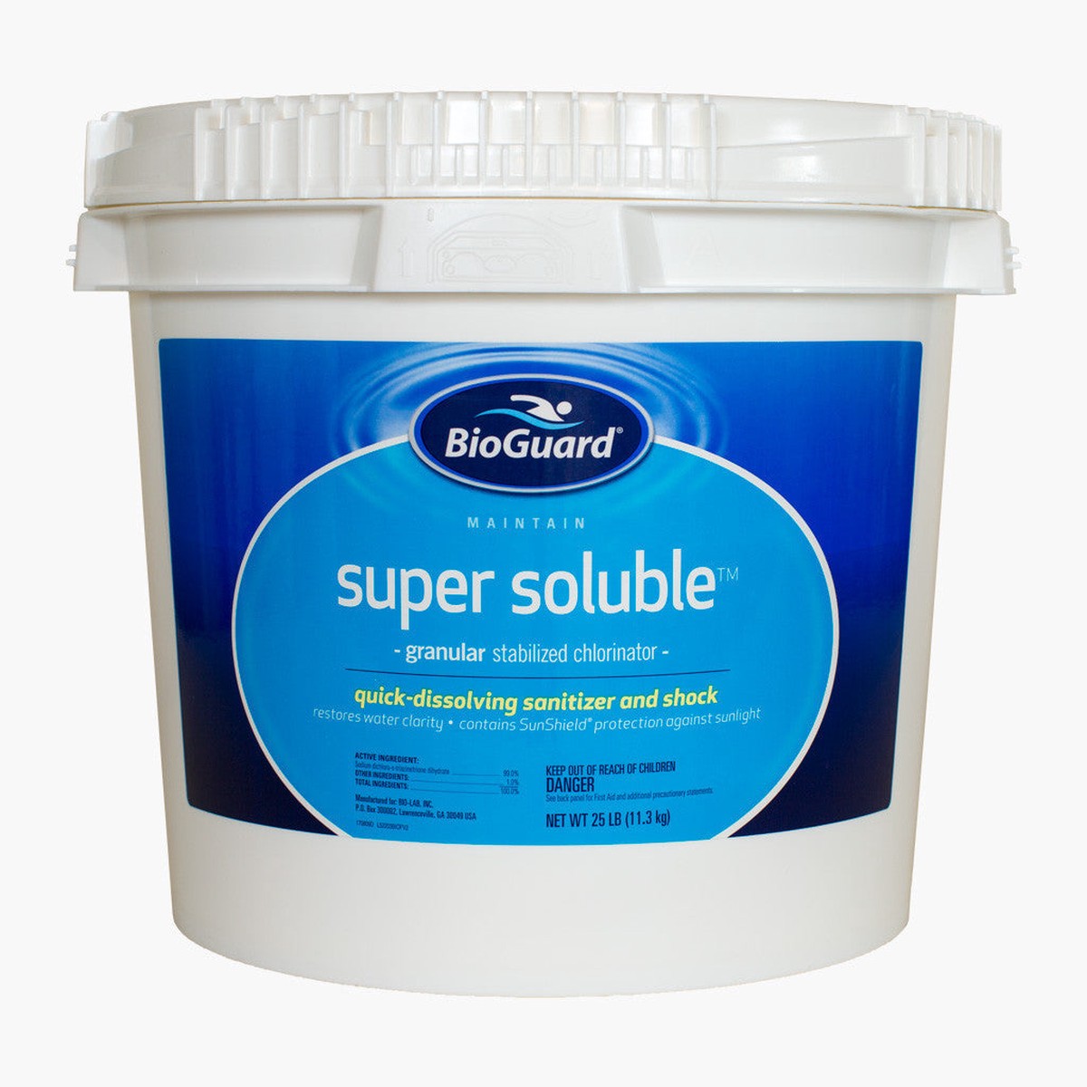 Bioguard Super Soluble Chlorinating Granules 25 lb|52203BIO