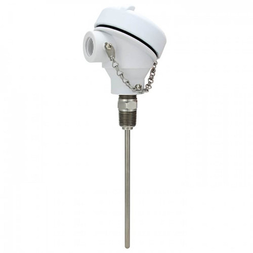 Reotemp S1TPX1259X Brew Digital Resistance Temperature Detector, White Poly Head Assembly, 9 in. Stem