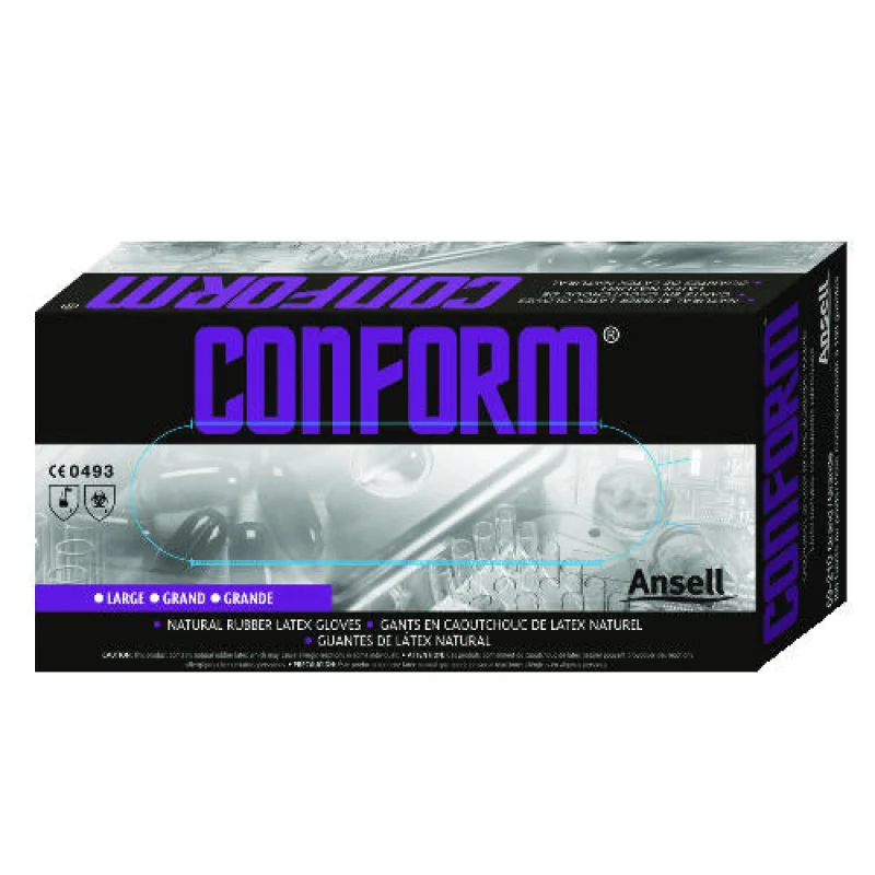 C-XL CONFORM DISP LATEX GLOVE 100-DP POWDER