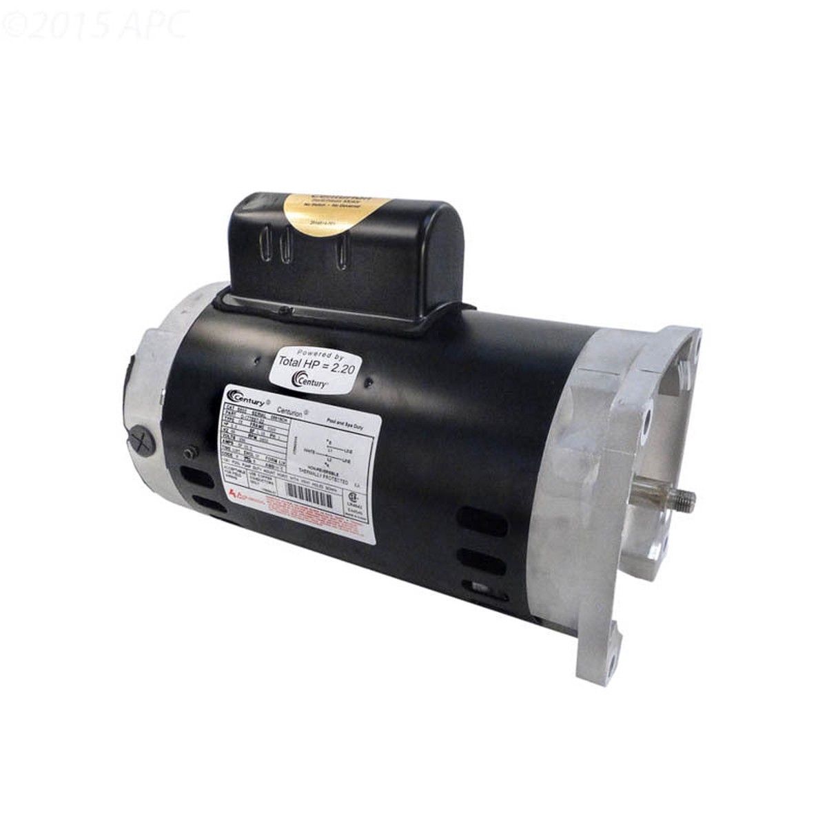 Century Pool Pump Motor 1.5HP 1-Speed 1 Phase 60Hz 208-230V 56Y Frame | B2842