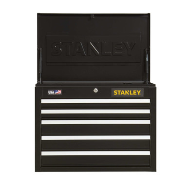 Stanley Products 300 Series 5-Drawer Tool Chest, 26" #STST22657BK (Qty. 1)