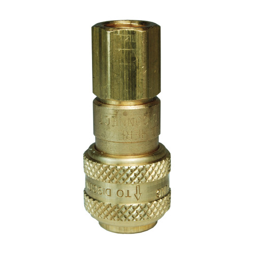 Dixon DF-Series Pneumatic Brass Automatic Female Threaded Coupler