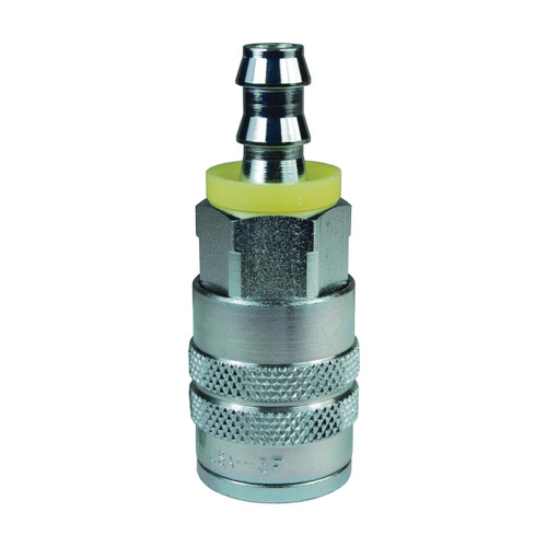 Dixon DF-Series Pneumatic Steel Manual Push-Loc Hose Barb Coupler