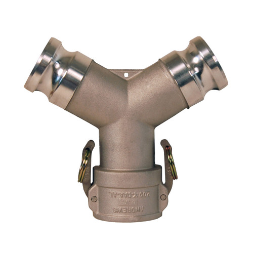 Dixon 2 in. Aluminum Cam & Groove Coupler x Adapter Wye