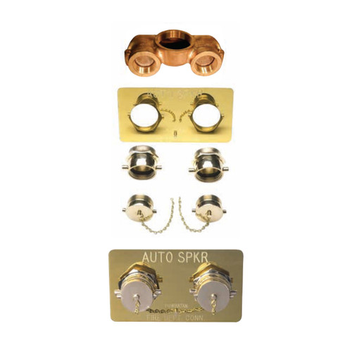 Dixon Double Clapper Concealed Type Siamese Assembly