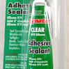 CLEAR SILICONE ADHESIVE / SEALANT - 3 OUNCE CARDED TUBE