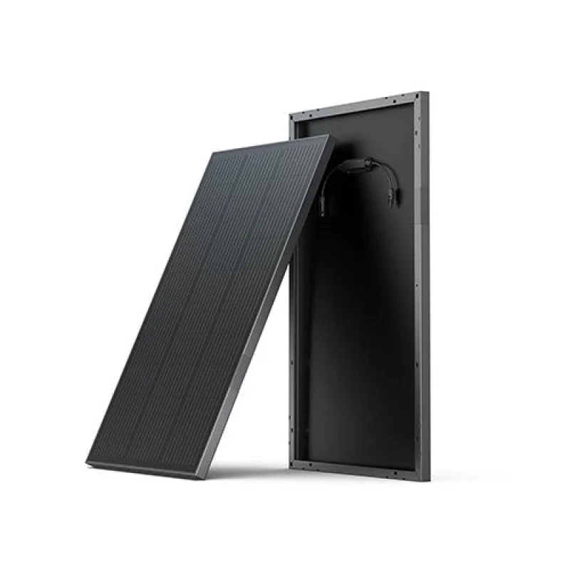 EcoFlow 100W Rigid Solar Panel + Rigid Solar Panel Mounting Feet (2 Pack)
