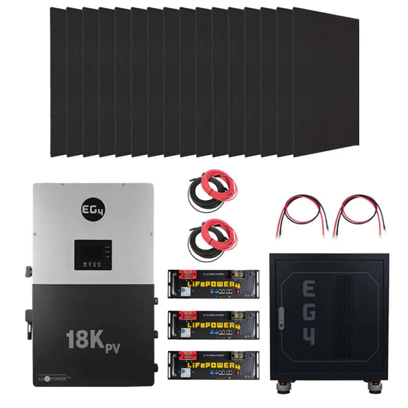 EG4 18kPV + Server Rack Batteries Hybrid Kit