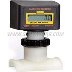 Blue-White RT-400S4-GPM1, 100 to 1000 GPM, 4'' IPS Pipe Size Paddlewheel Flowmeter, F-1000 Series