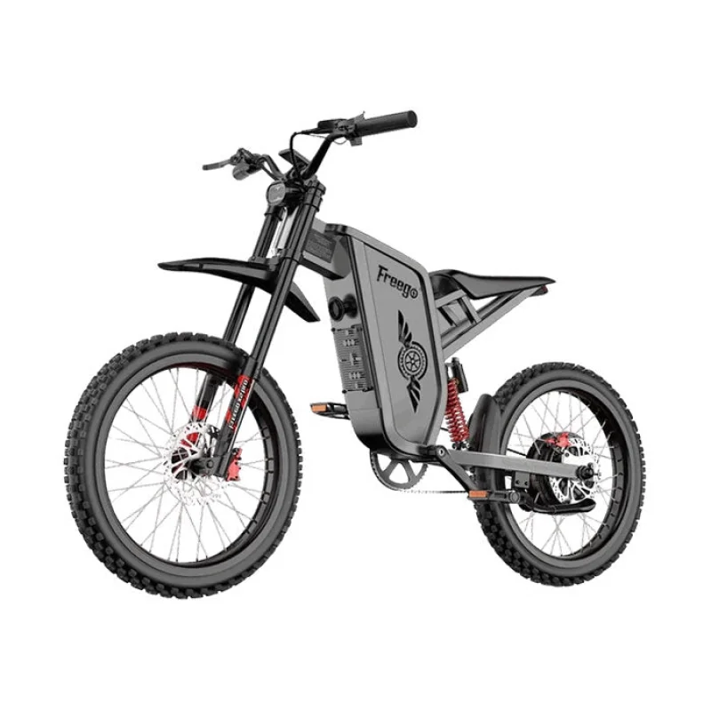 Freego X2 Pro All-Terrain Electric Dirt Bike Dark Gray 30Ah